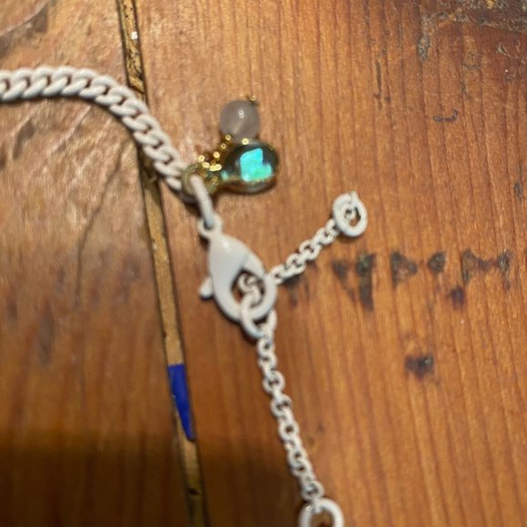 CREWCUTS BY J. CREW PINK & IRIDESCENT CRYSTAL STATEMENT NECKLACE NWOT - Picture 5 of 11